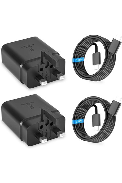 Generic شاحن حائط سريع USB-C بقوة 45 واط لهواتف سامسونج جالاكسي S24 وS23 ألتر...
