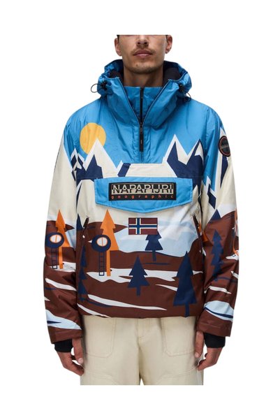 Napapijri Unisex Rainforest Next Aop 1 Μπουφάν NP0A8AHX-FDX1