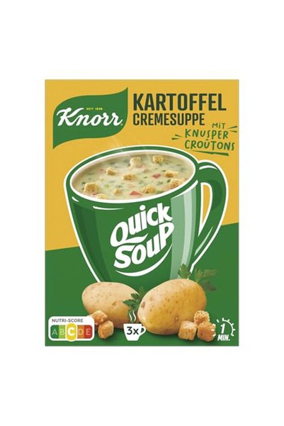 Knorr Cup-a-Soup Instant Creamy Potato Soup 3 x 16 g (48g)