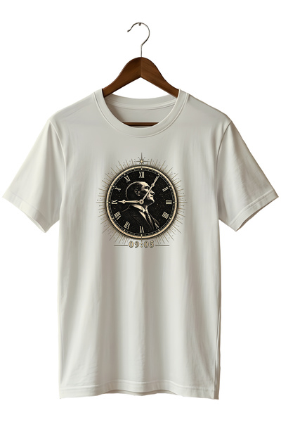 remonz November 10, Atatürk, 9:05 a.m. Printed Unisex T-Shirt – Republic and ...