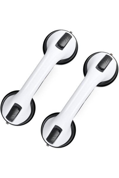 Generic 2 Pack Shower Handle, 12 inch Grab Bars, Strong Hold Suction Cup Hand...