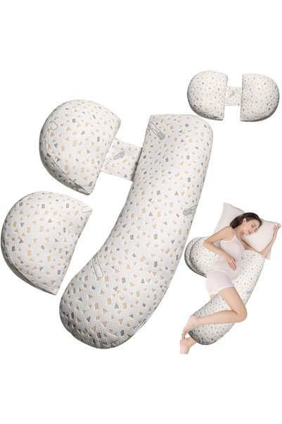 Generic Maternity Pregnancy Pillow, Full Body Support for Side Sleepers, Back...