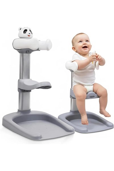 Generic Baby Shower Stand with Built-in Seat and Bath Toy | Baby Bath Stand H...