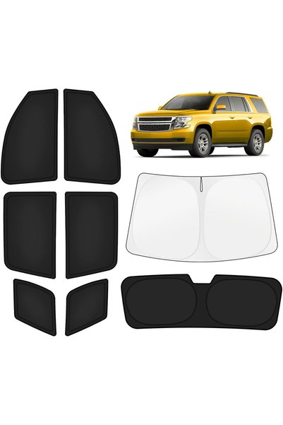 Generic Car Window Shades for Chevy Tahoe 2015-2020 Windshield Sun Shade Side...