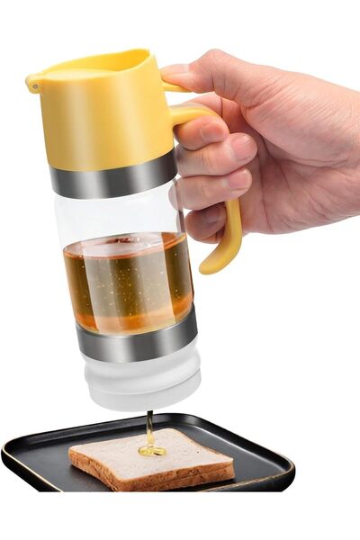 Generic Honey Dispenser, 9OZ No Drip with Handle, Coffee Syrup Dispenser for ...