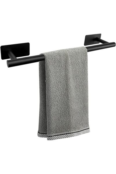 Generic Self Adhesive Bath Towel Bar, SUS304 Stainless Steel Bathroom Towel R...