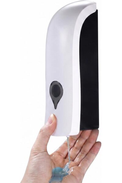 Generic Wall Mounted Manual Soap Dispenser 300ml - Push Pump Liquid Soap Disp...