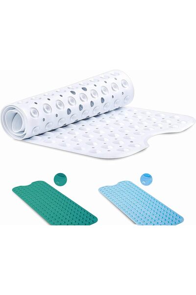Generic Non-Slip Bath Mat with Suction Cups, 100x40cm/40x16in Extra Long Bath...