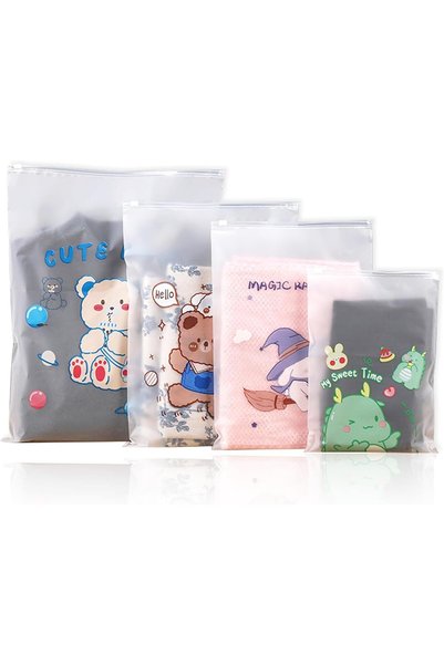 Generic Travel Storage Bags, Frosted Clothing Pouch, Luggage Organizer (20 Pcs)