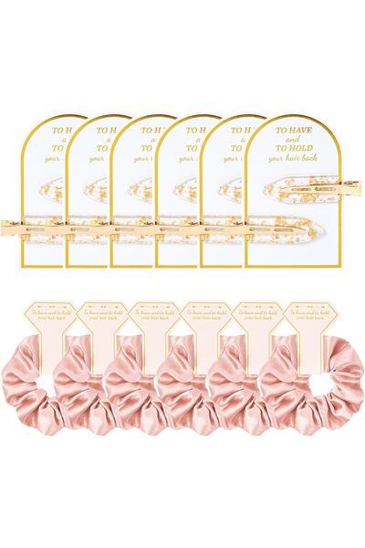 Generic Soft Silk Satin Hair Accessories Set, Elegant Scrunchies, Hair Ties &...