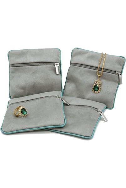 Generic Velvet Jewelry Pouches 4Pcs Travel Jewelry Storage Bag Women Case Ele...