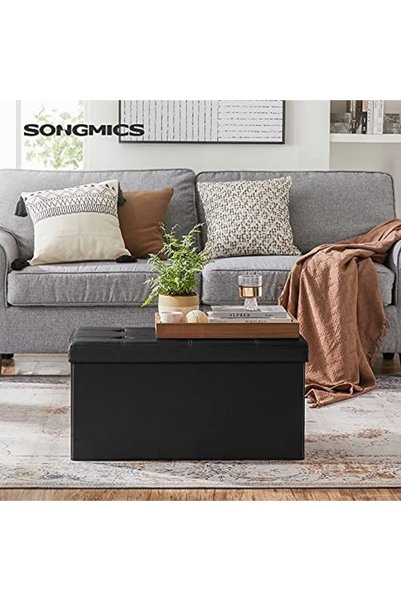 Talis Bancuta hol cufar cu depozitare, Talis, Negru, 76x38x38 cm