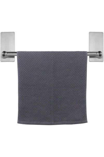 Generic Self Adhesive Bathroom Towel Bar- Stainless Steel Bath Wall Shelf Rac...