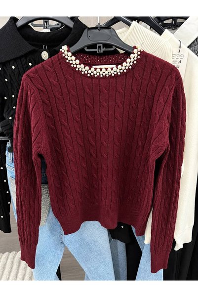 OEM Bluza Premium cu perle Elegante Marime Universala