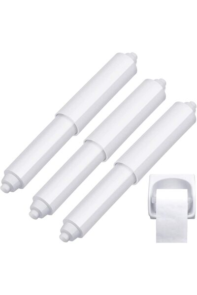 Generic 3PCS Toilet Paper Holder Replacement, Universal Plastic Spring Toilet...