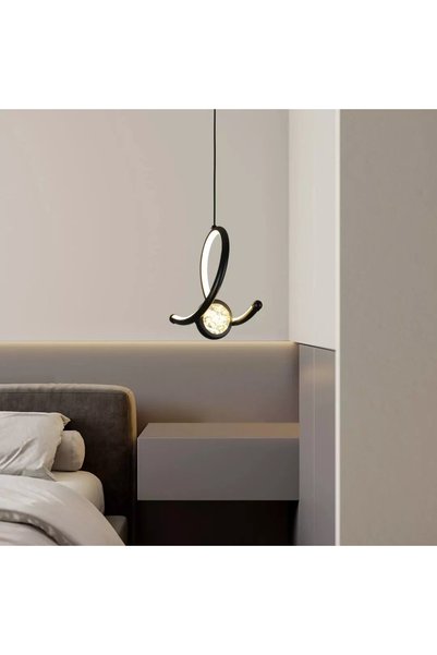 Generic Brand Modern Black Lighting Fixture, 3 Lights, 25 Watts, Single.