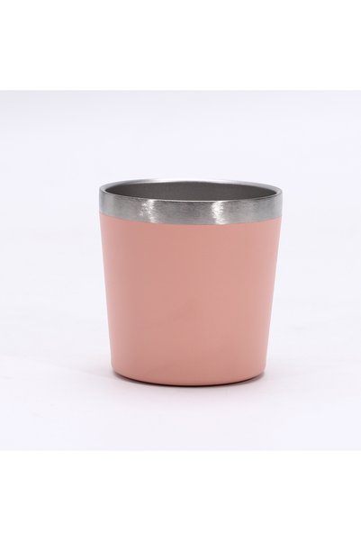 Generic كوب حليب معزول من الفولاذ المقاوم للصدأ 304، كوب صغير بجدار مزدوج معز...