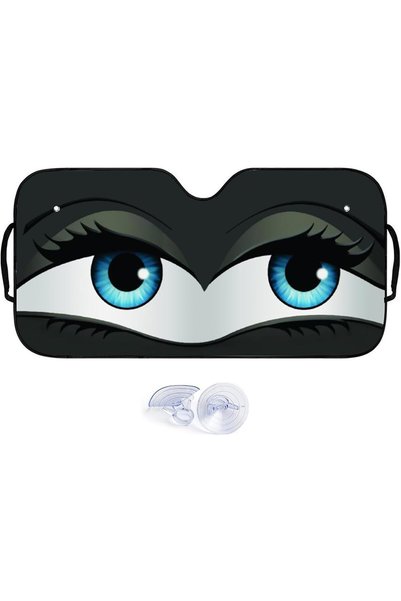 Generic Eyes Sunshade for Car Windshield, Cartoon Eyes Windscreen Sun Protect...