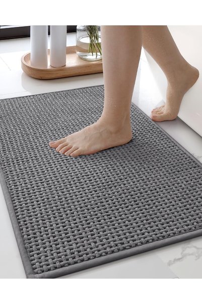 Generic Chenille Pile Large Bathroom Rugs Upgraded Denser, 60 x 90 cm Non Sli...
