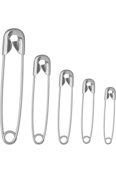 Generic Metal Pins Set-Assorted Multi-Size Safety Pins Durable Rust-Resistant...