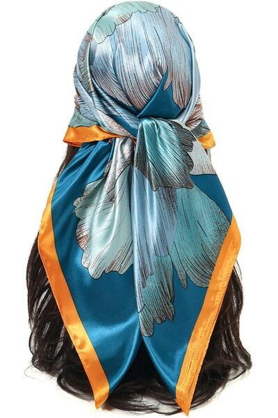 Generic Head Scarf for Women,Silk Feeling Scarf,Bandana Square Scarf