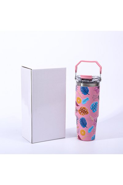 Generic 304 Stainless Steel Insulated Dual-Use Tumbler with Handle, Double Wa...