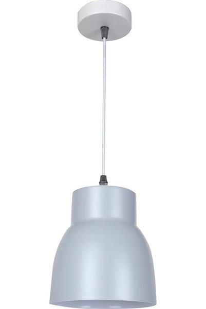 Generic Brand علاقي مودرن M2 رمادي +ابيض E27*1