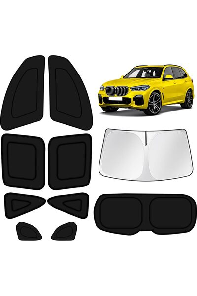 Generic Car Window Shades for BMW X5 2019-2025 Windshield Sun Shade Side Wind...