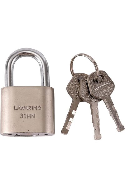 Generic Short ring padlock 30mm | Outdoor Padlock Weatherproof Heavy-Duty Loc...