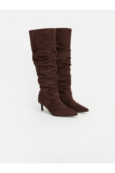 LC Waikiki Alita City Lcw Steps Brown Women's Boots with a Difference