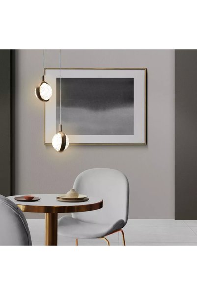 Generic Brand Elegant Prime Pendant Light, Double Gold with 3 Changing Lights...
