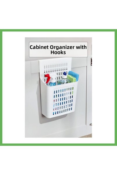 TheGencoo Hanging Cabinet Organizer & Basket Shelf Organizer & Multipurpose O...