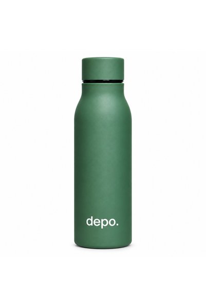 Depo Double-Wall Stainless Steel Vacuum Insulated Water Bottle (500 ml) - Hot...