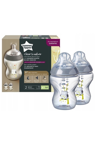 tommee tippee CTN set biberoane bebeluși 260ml culoare