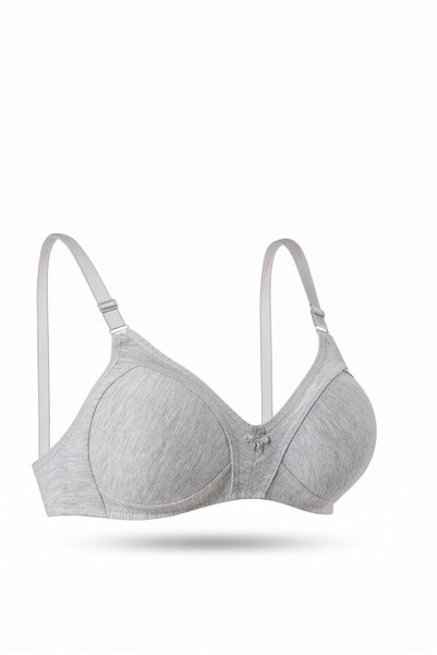 Ebru Unwired Combed Cotton Gathering Bra