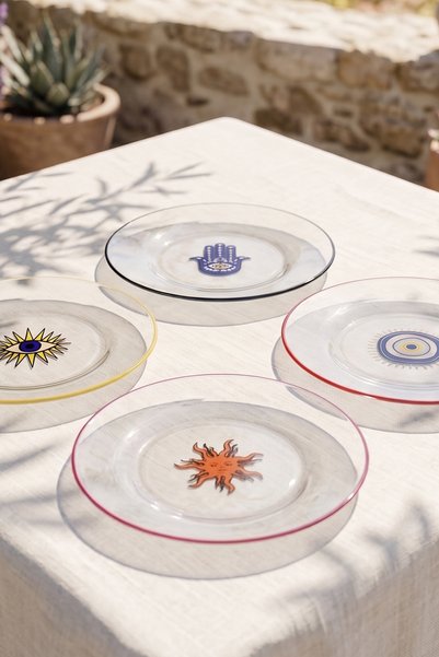 Rakle Fortuna 4-Piece Cake Plate Set 19 cm