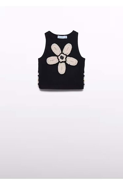 Abel & Lula Girl's Sleeveless Blouse Black