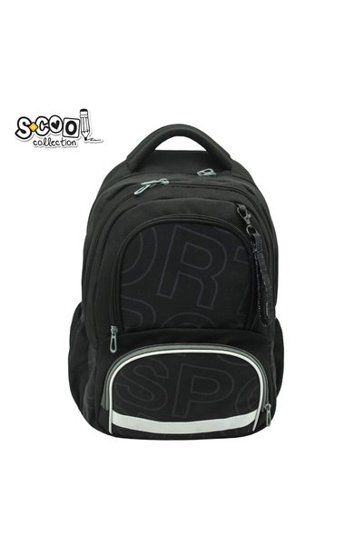 S COOL Rucsac ergonomic școlar, compartiment pentru laptop, 42x31x16 cm, SPOR...