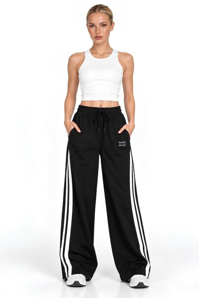 MOVİMENT Women's Wide Leg Sweatpants |   Standard Size |   Wide Leg Cut |   C...