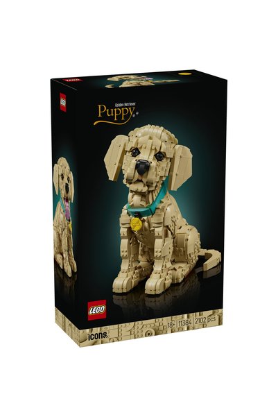 LEGO Icons (Creator Expert) - Cățeluș Golden Retriever (11384), 2102 piese