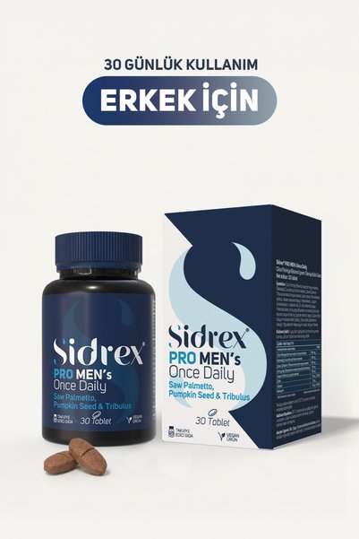 SIDREX Pro Men's Once Daily Cüce Palmiye Ekstresi İçeren Takviye Edici Gıda 3...