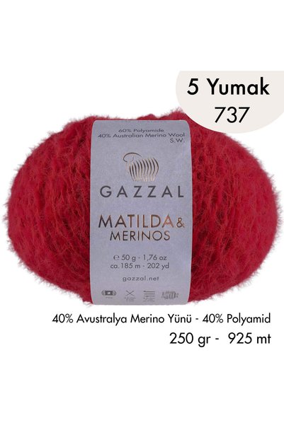 Gazzal Matilda 737- 5 li Paket - 250 gr - Yeni