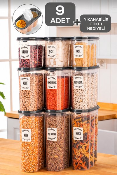 Miami Home 9-Piece Oval Food Storage Container
