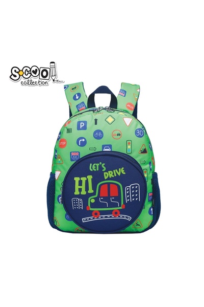 S COOL Rucsac școlar pentru grădiniță, 33x27x15 cm, LET DRIVE - S-COOL