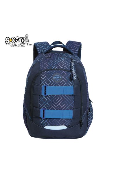 S COOL Rucsac școlar anatomic URBAN, 43x29x22 cm, MAZE - S-COOL