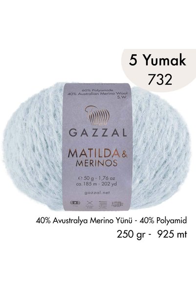 Gazzal Matilda 732- 5 li Paket - 250 gr - Yeni