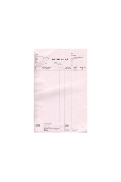 OEM Carnet de facturi A4, 100 de coli, autocopiere, 3 copii