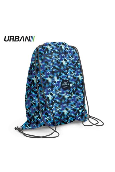 S COOL Geantă sport urbană, GREEN PIXELS, 42x34 cm - S-COOL