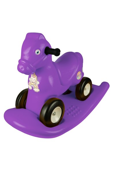 Robentoys Cal balansoar 2 în 1, mov -