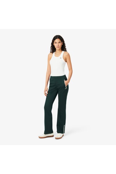 Lacoste Kadın Flare Fit Koyu Yeşil Eşofman Altı